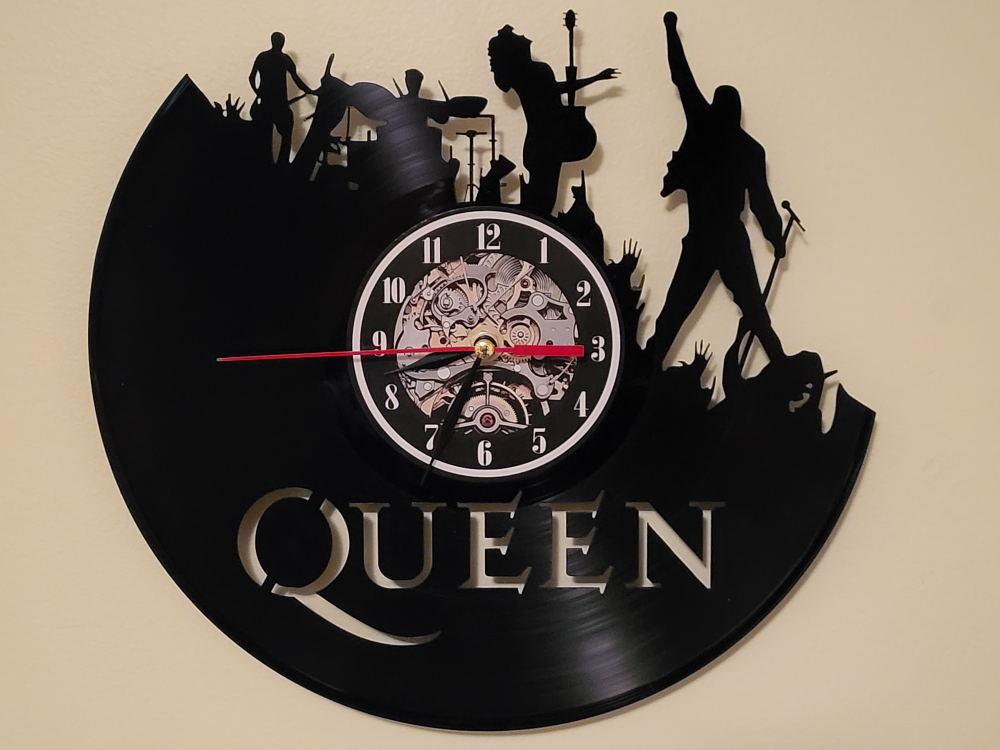 Queen Vinyl Record Wall Clock