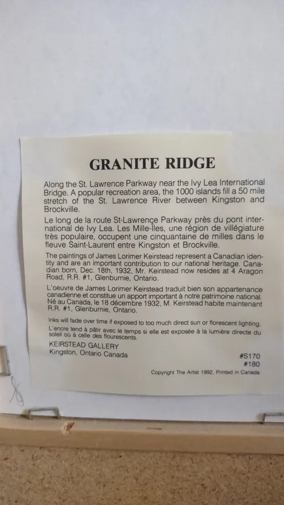 #freecycle. Framed Granite Ridge Print image indicator(2)