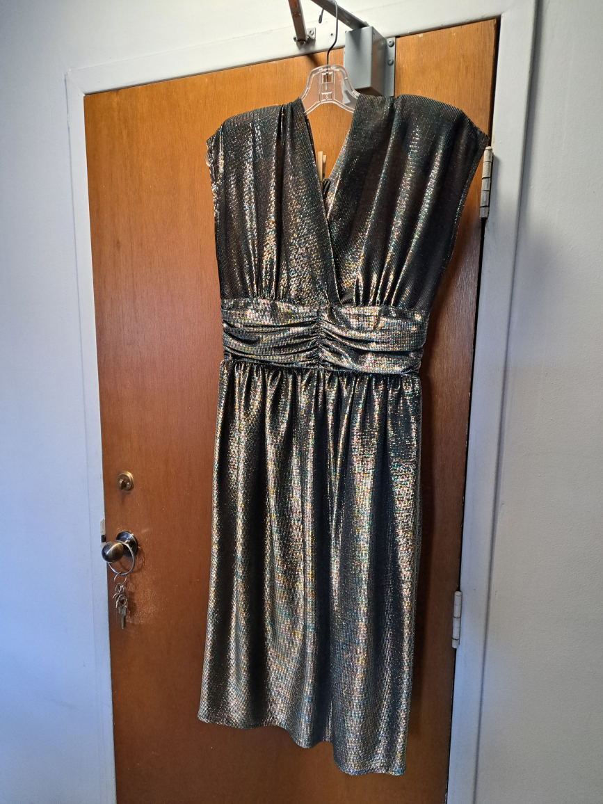 Gold Sequin Dress