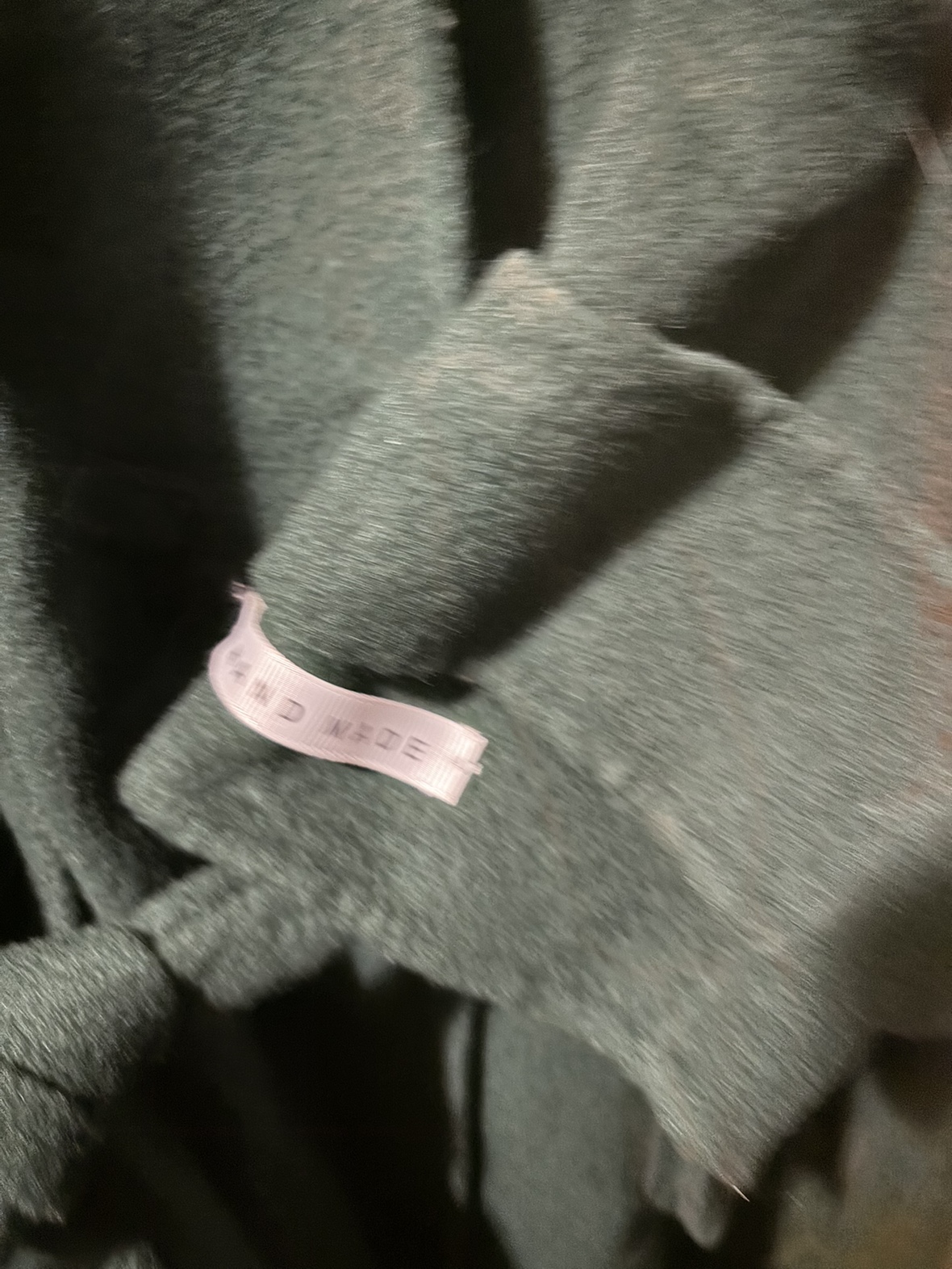 Wool Green Hooded oversized Coat with Belt One Size - photo 5