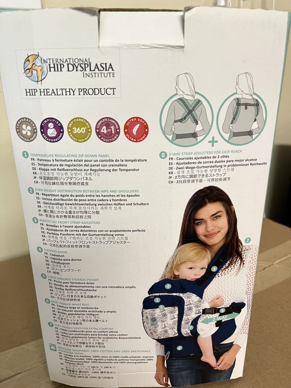 All Seasons 3D Mesh 4-in-1 Baby Carrier - photo 2