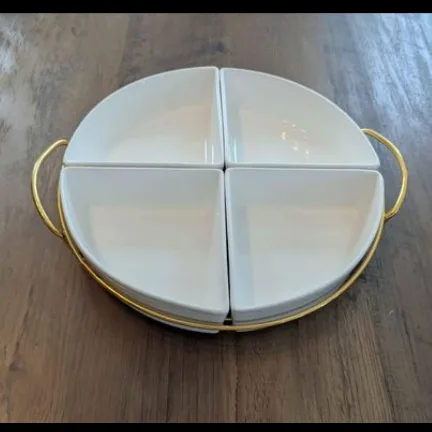 Serving Tray with 4 Bowls thumbnail
