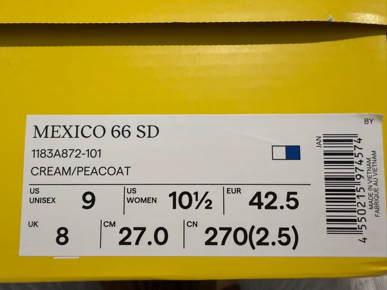 Onitsuka Tiger Mexico 66 SD Cream/Peacoat image indicator(4)