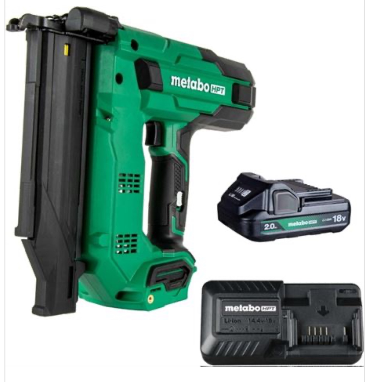Metabo 18-Ga Compact Cordless Brad Nailer Kit