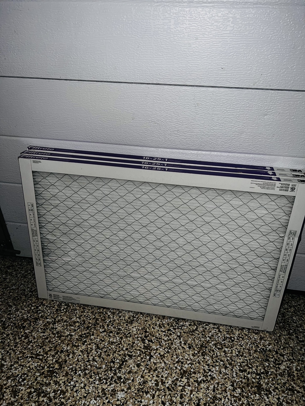 3x Filtrete 16x25x1 Air Filters - photo 2