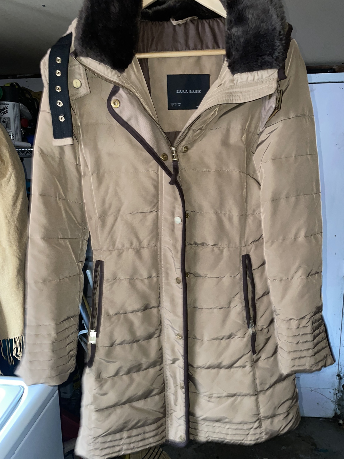 Zara Basic Winter Coat Karrot
