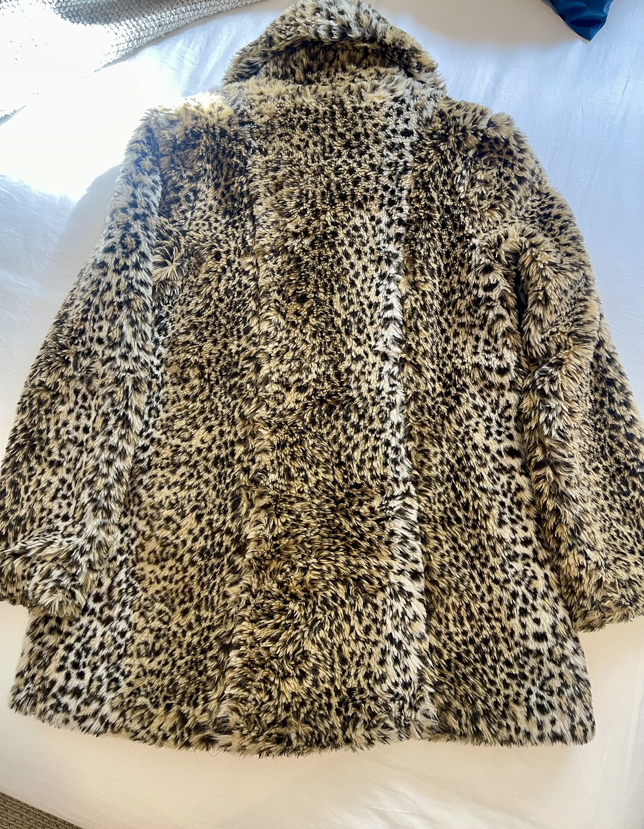 Leopard Print Faux Fur Coat - photo 2