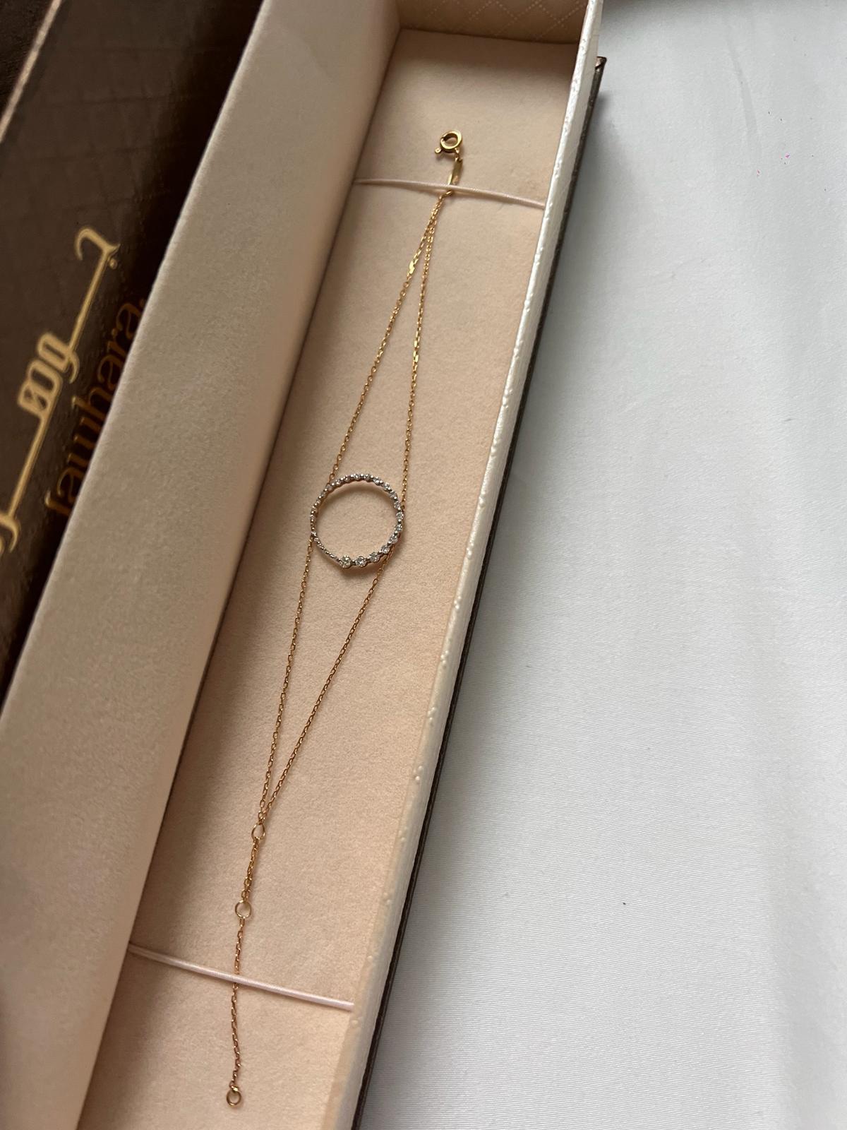 Diamond Circle Bracelet - photo 2