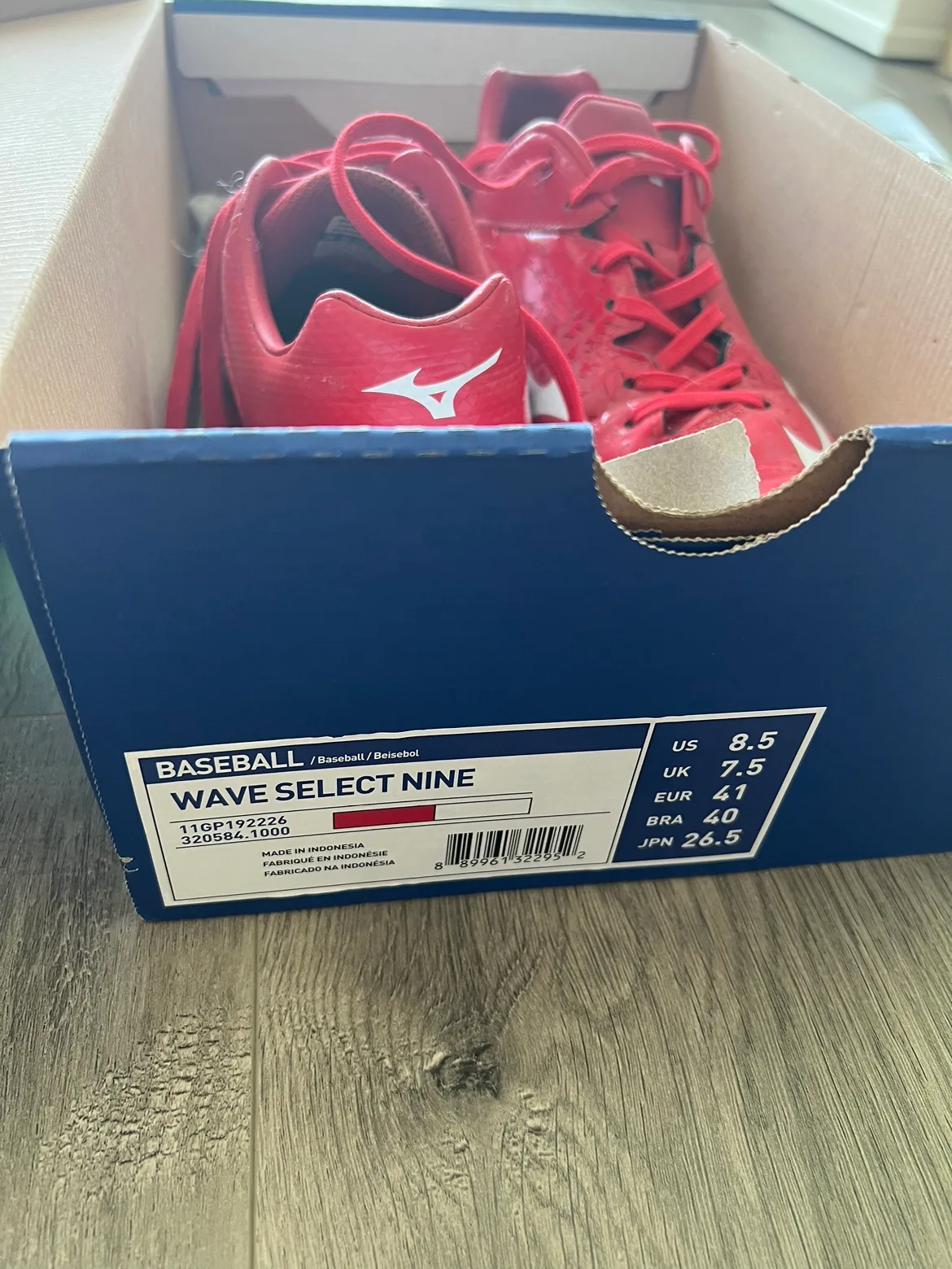 Mizuno Wave Select Nine Baseball Cleats 8.5 image indicator(2)