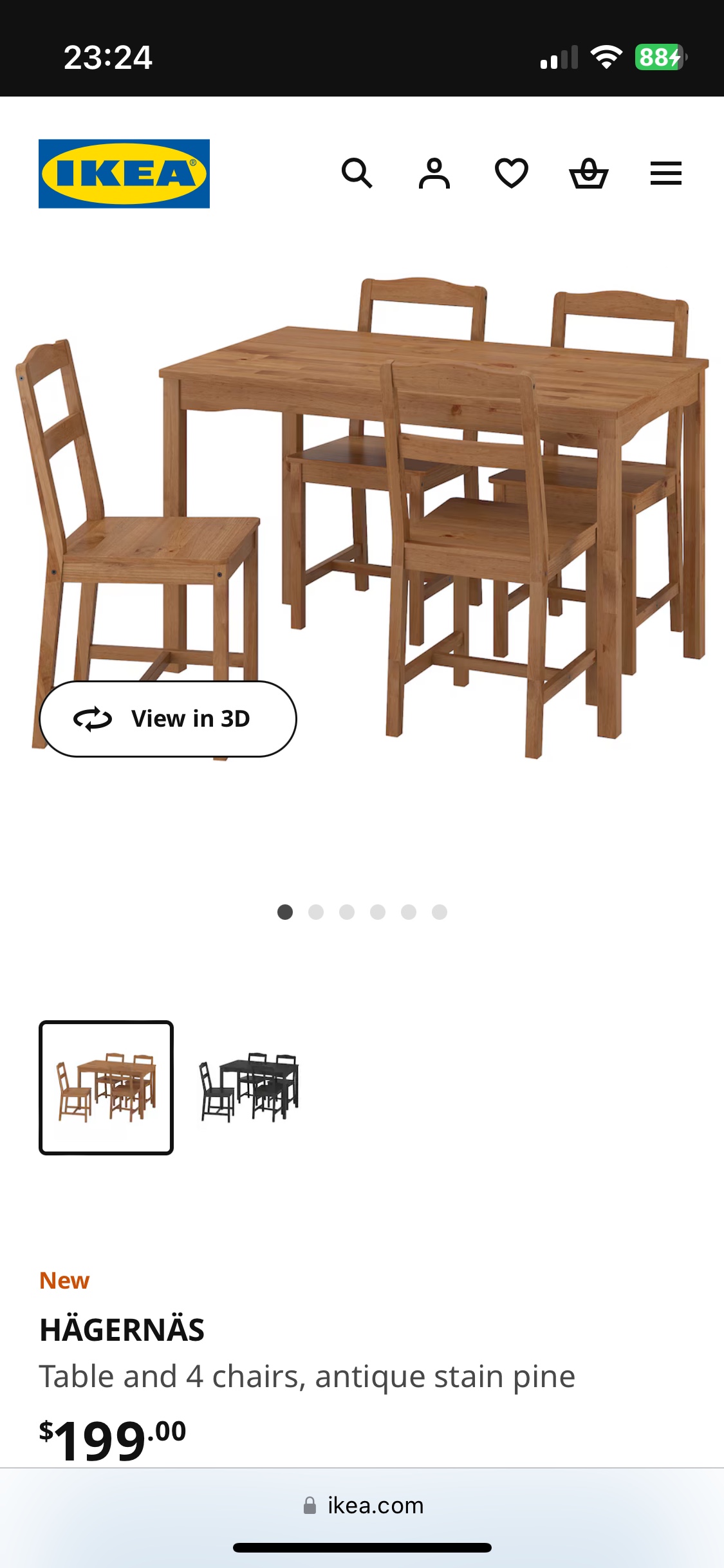 IKEA  Table and 4 Chairs