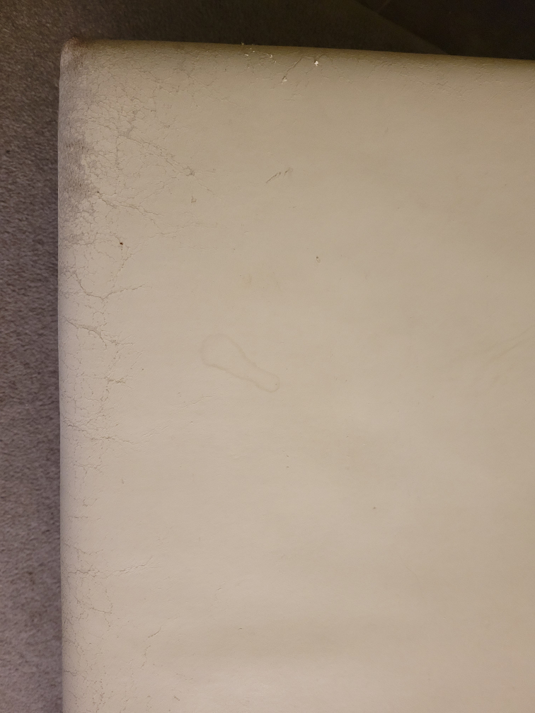 White Storage Ottoman - photo 4