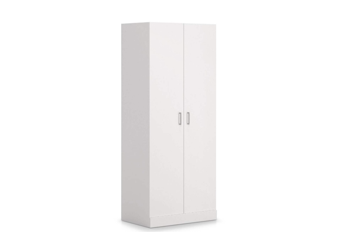 Brand New,  White 2 Door Wardrobe