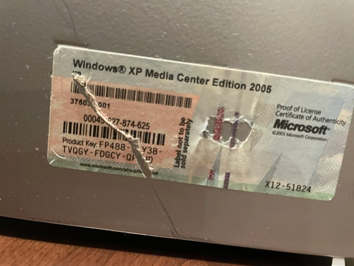 HP Pavilion Media Center TV PC image indicator(5)