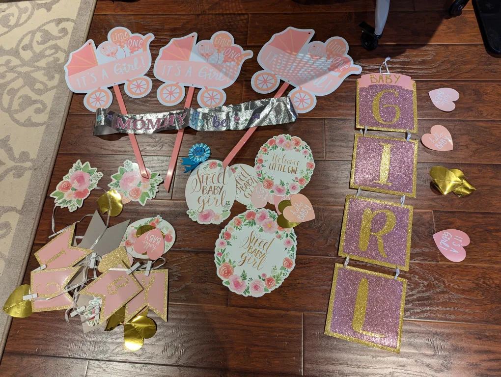Baby Shower Girl Decorations thumbnail