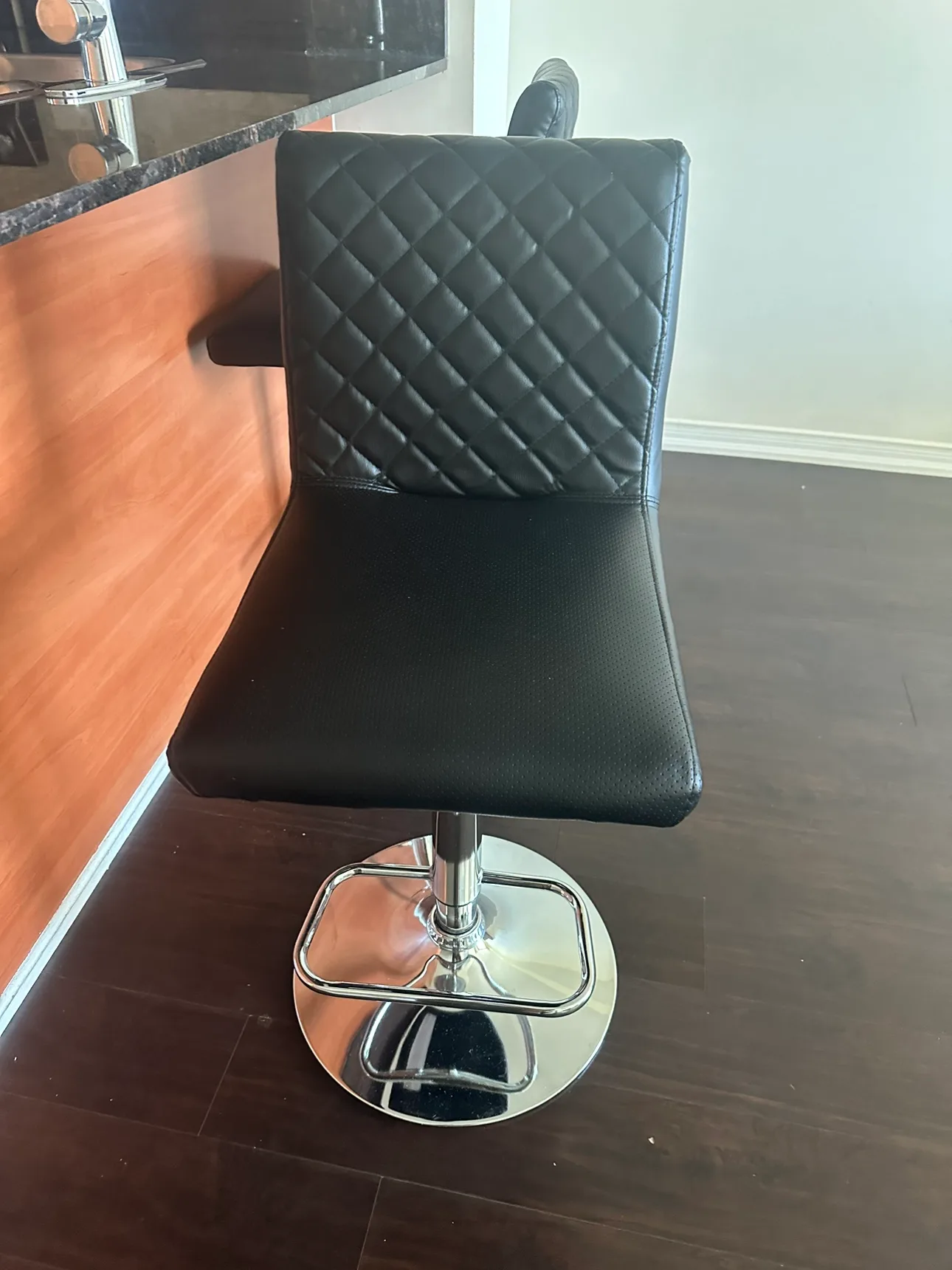 Two Dark brown Bar Stool