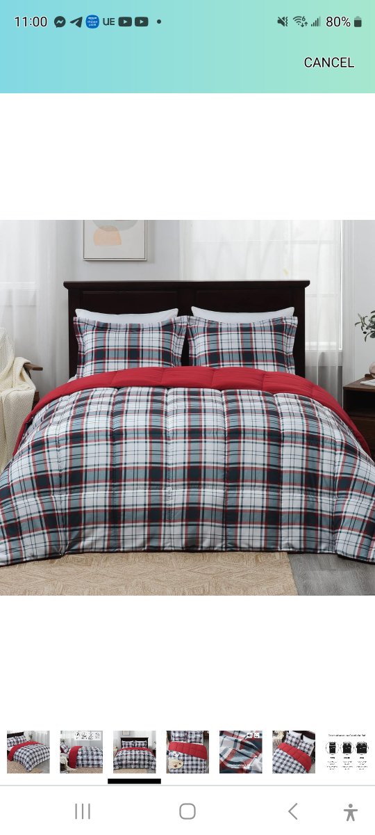 Brand new  lightweight down alternatife comforter queen set. - photo 3