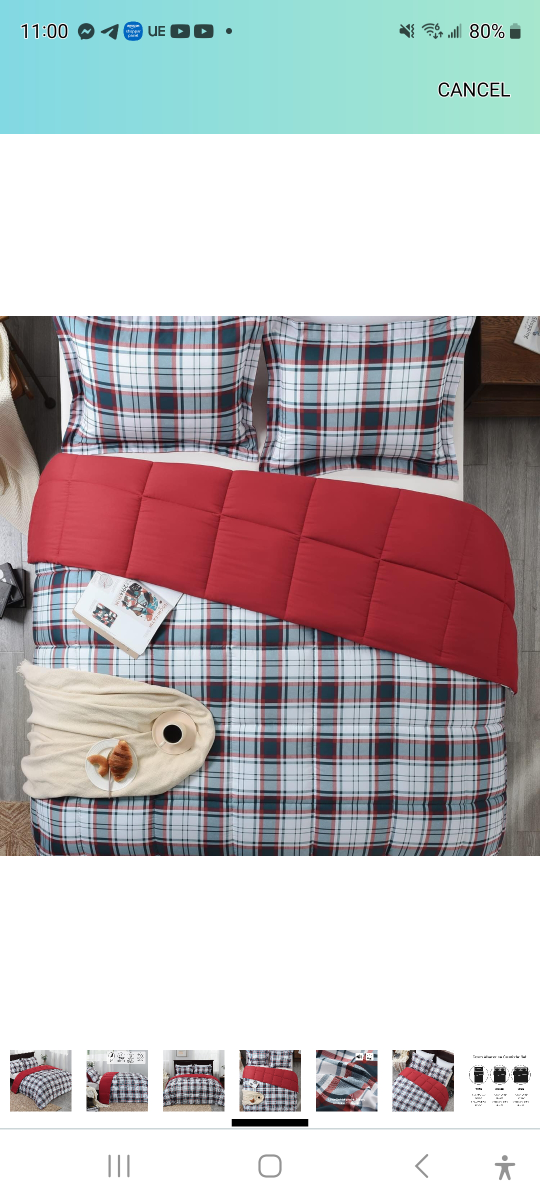 Brand new  lightweight down alternatife comforter queen set. - photo 4
