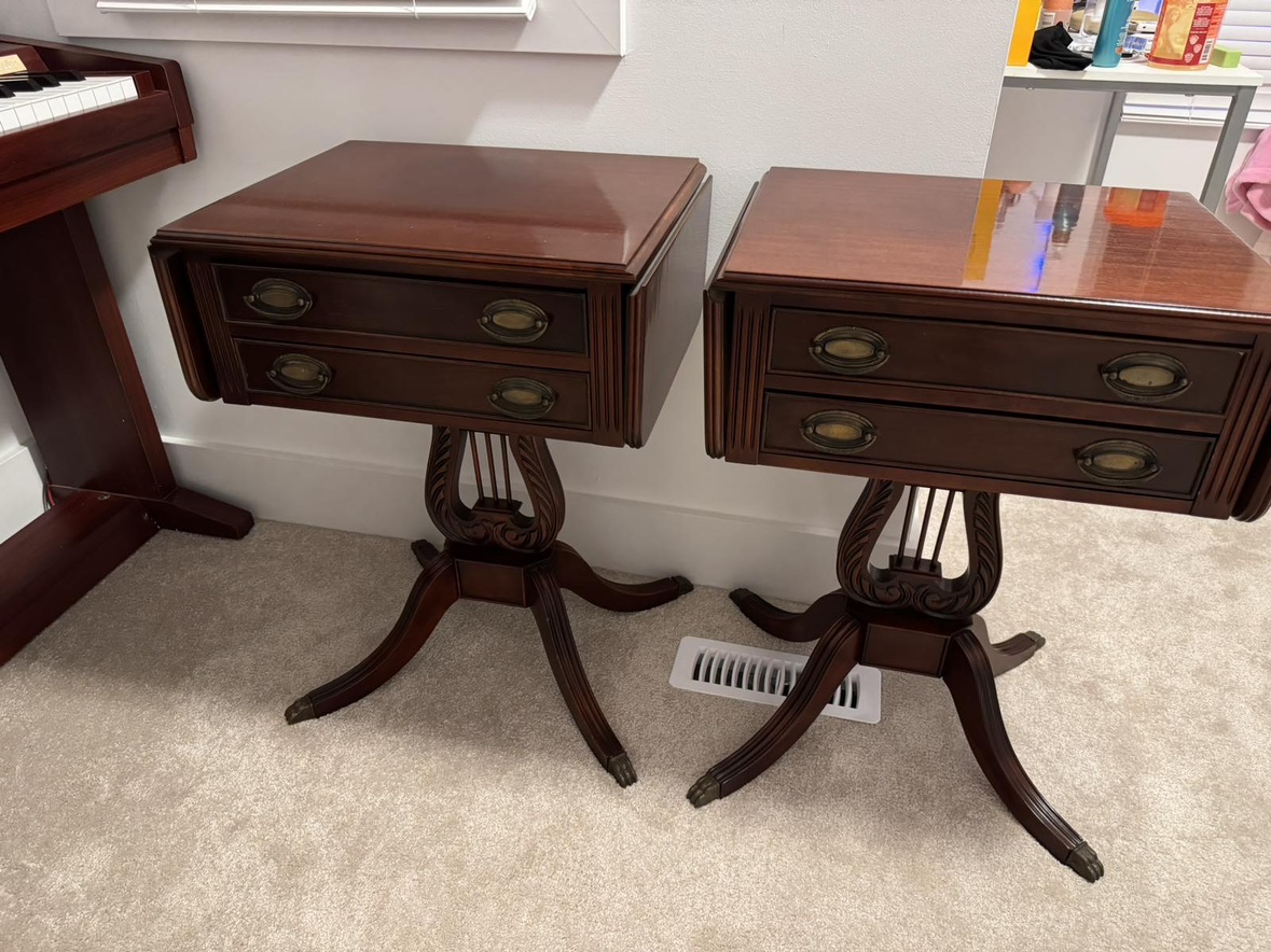 Pair of End Tables - photo 3