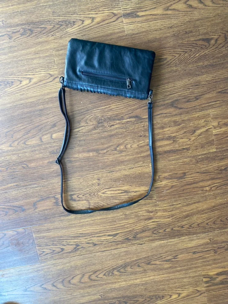 Black Clutch with Rainbow Detail image indicator(3)