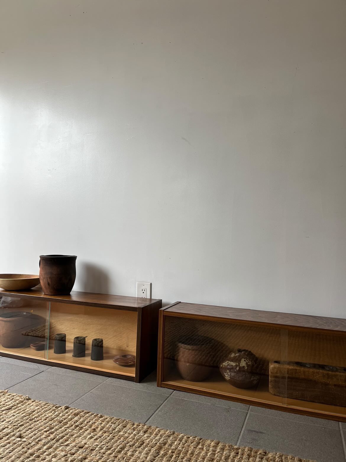 Wooden Display Cabinet with Glass Doors - photo 3