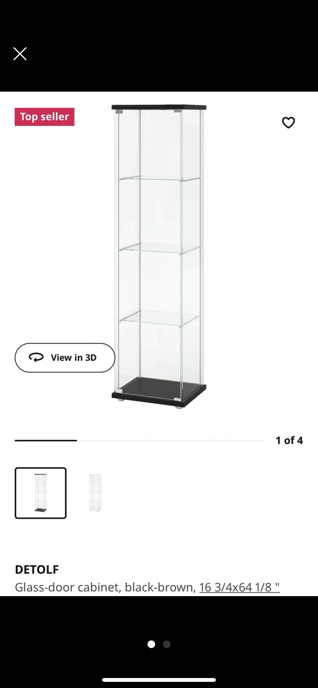 IKEA Detolf Glass-door Cabinet image indicator(2)