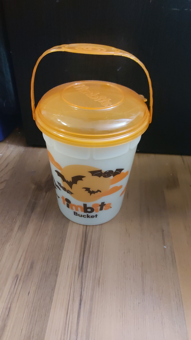 Timbits  Glow in the dark Halloween Bucket
