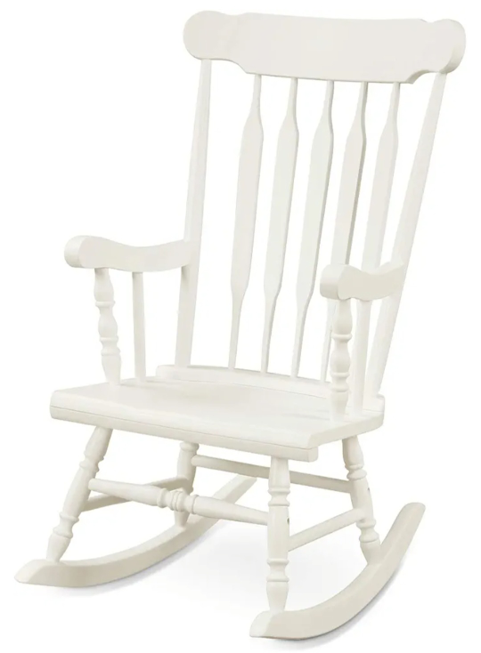 White Rocking Chair