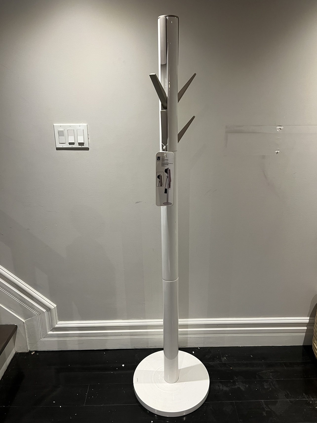 Umbra "Flapper" Coat Rack White / Nickel