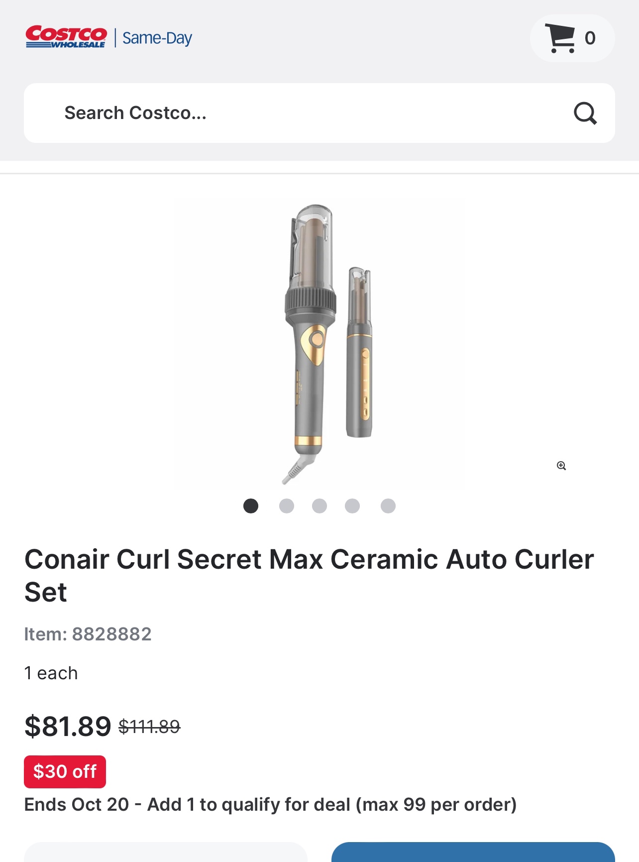 Conair InfinitiPro Curl Secret Max Ceramic Auto Curler 2pc Set - photo 2