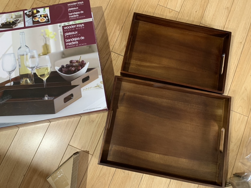 Wooden Serving Trays (Set of 2) - photo 2