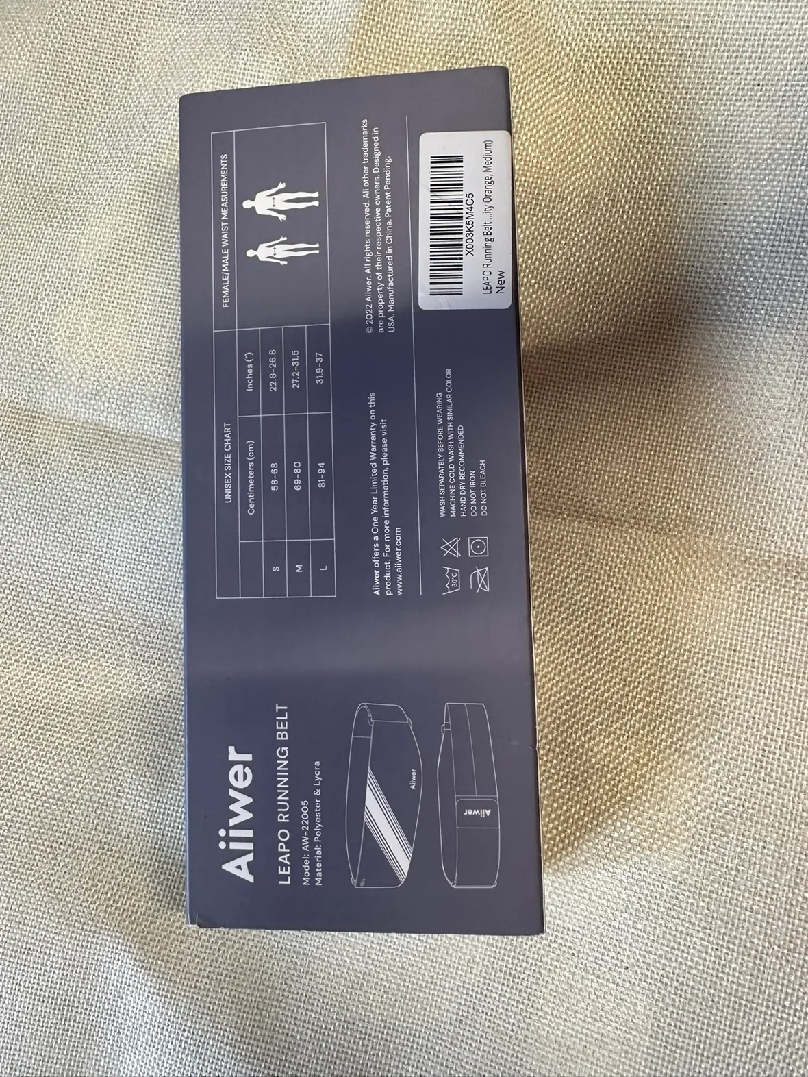 Orange Running Belt with Two Pockets image indicator(9)