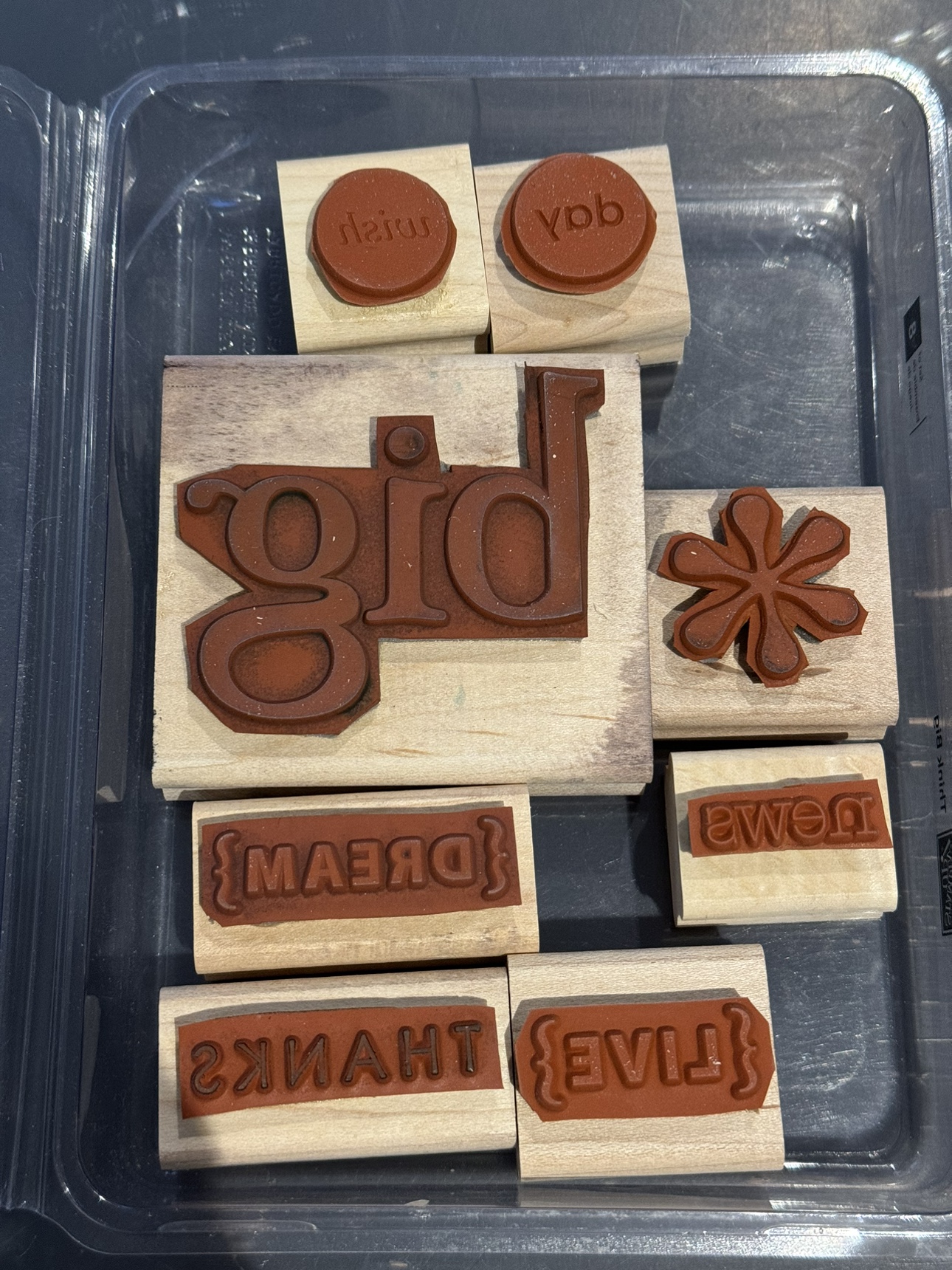 GUC Stampin’ Up “Think Big” Stamp Set - photo 2