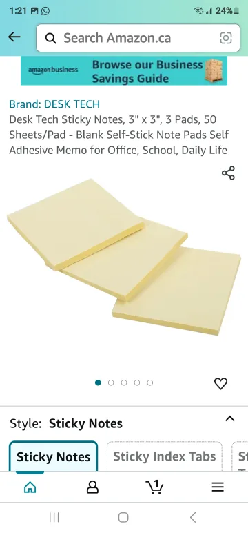 Desk Tech Sticky Notes image indicator(2)