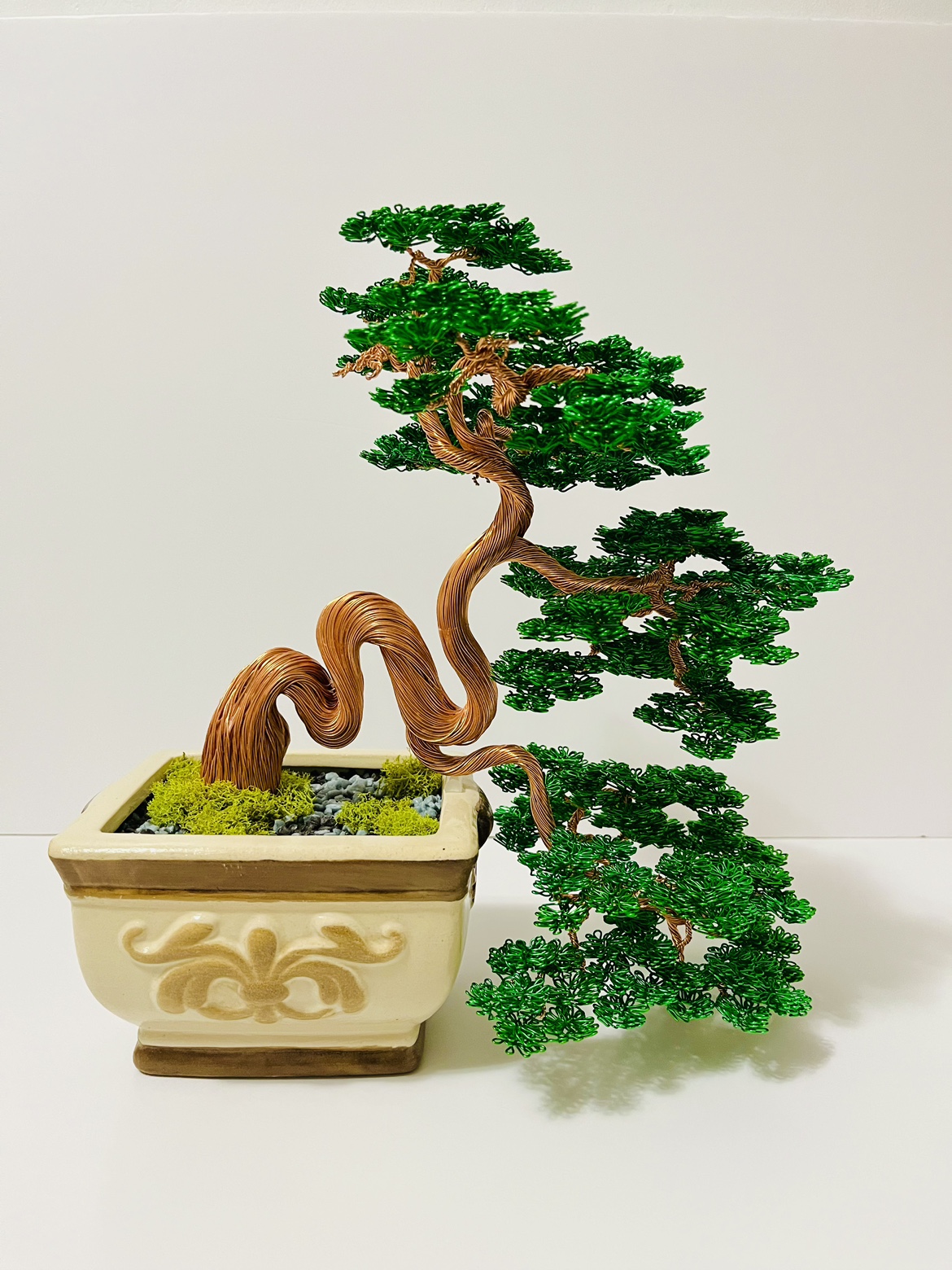 CASCADING WIRE BONSAI TREE