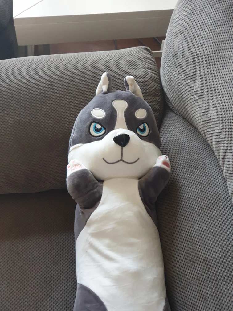 Husky Plush Pillow