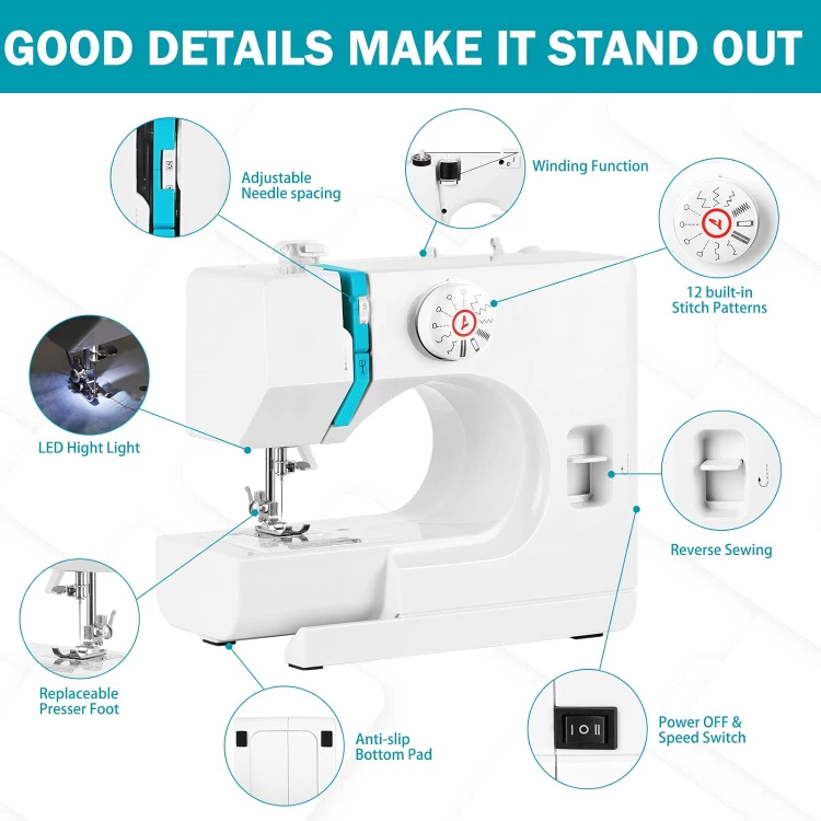 Mini Sewing Machine for beginners and kids - photo 3