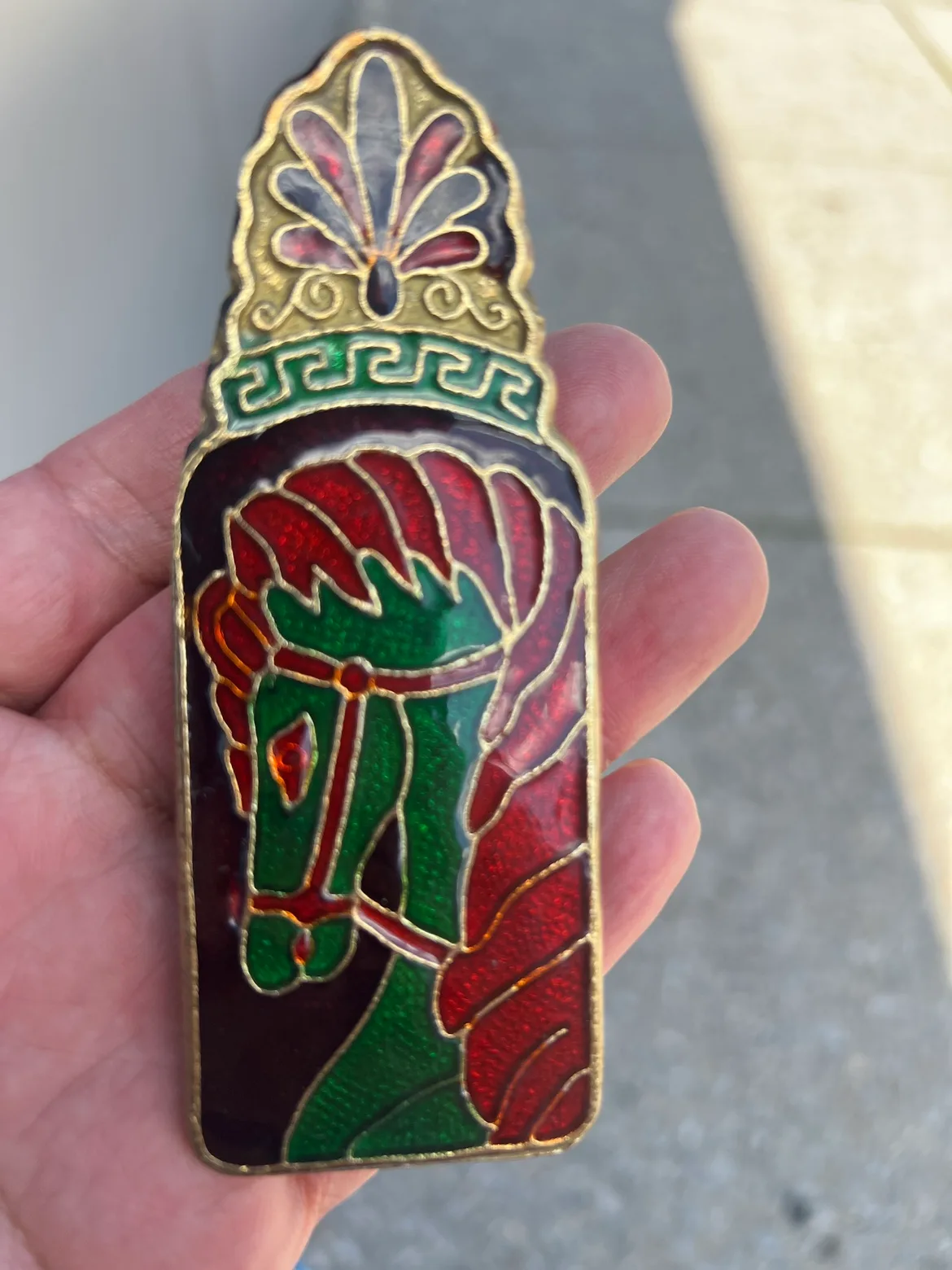 Vintage Brass Paperclip Greece thumbnail