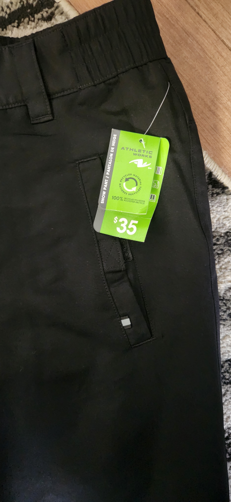 Athletic Works Men's Black Snow Pants Size M/M - photo 2