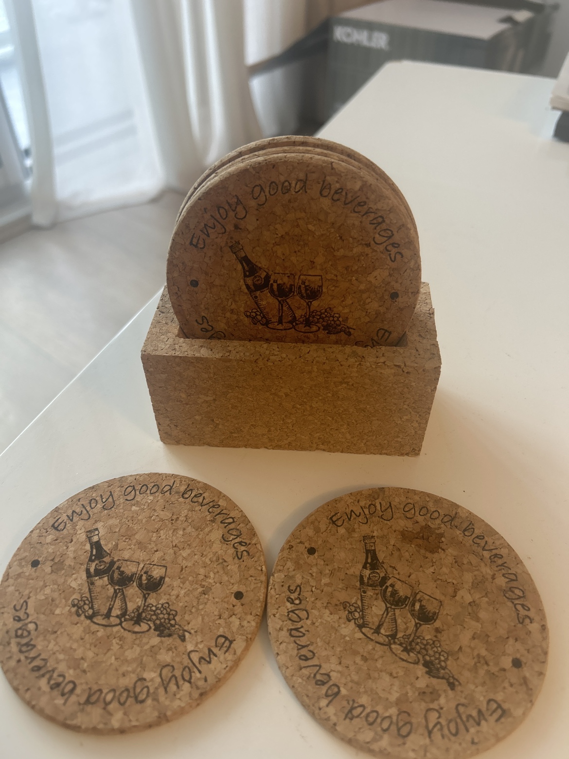 5 Cork Coasters - photo 2