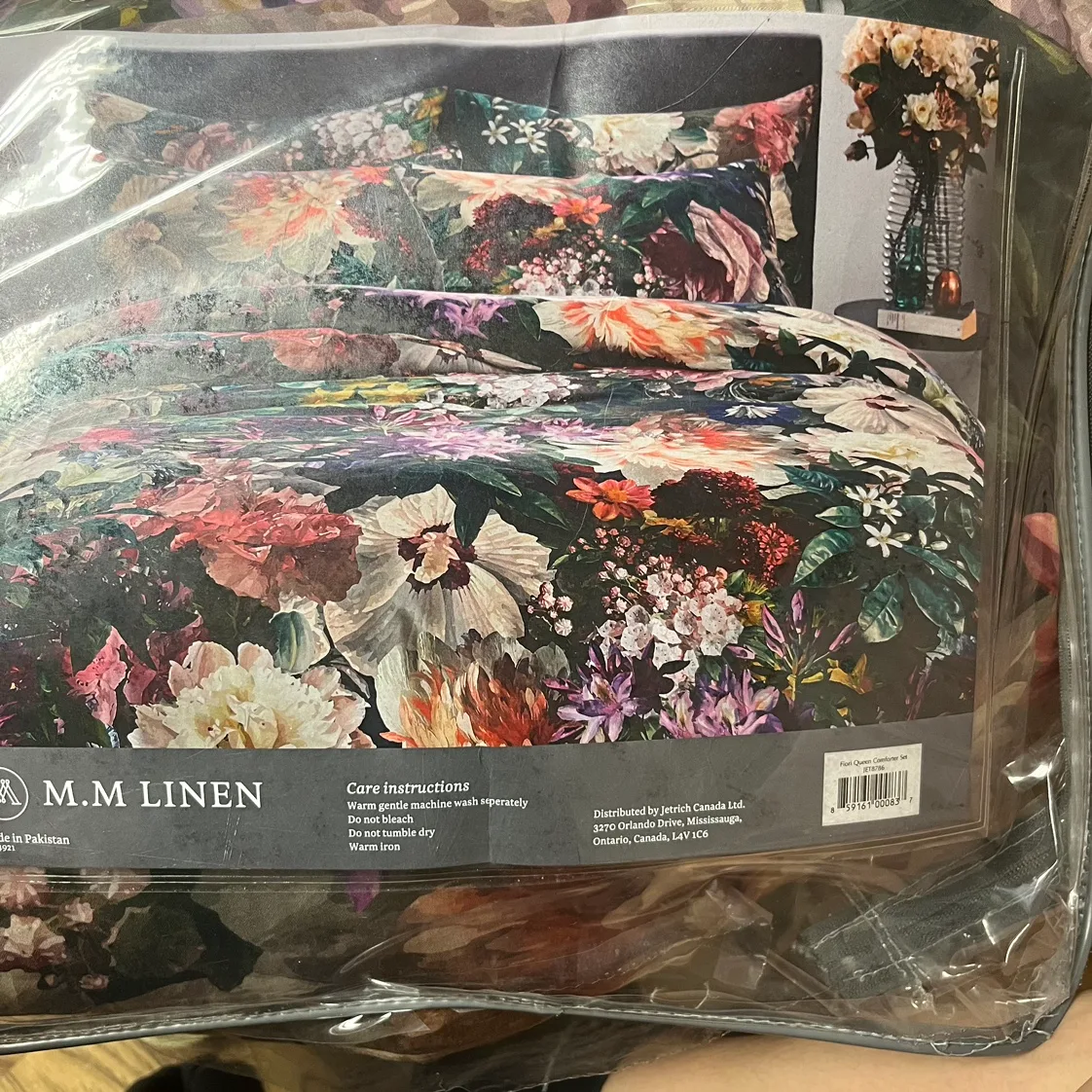 M.M Linen Floral Duvet comforter Set thumbnail