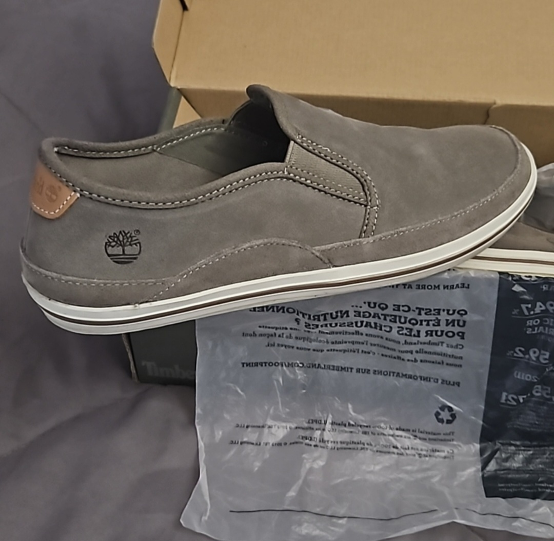 Timberland Earthkeepers Men's Grey Slip-on Shoes Size 10 - photo 3