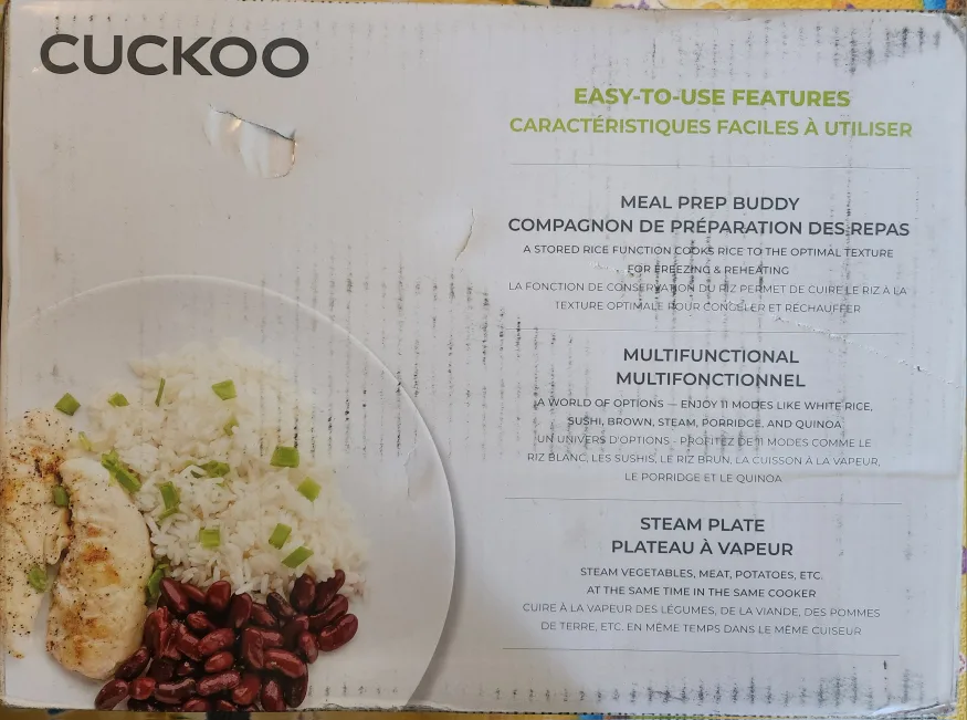 Cuckoo 6 Cup Multifunctional Rice Cooker image indicator(2)