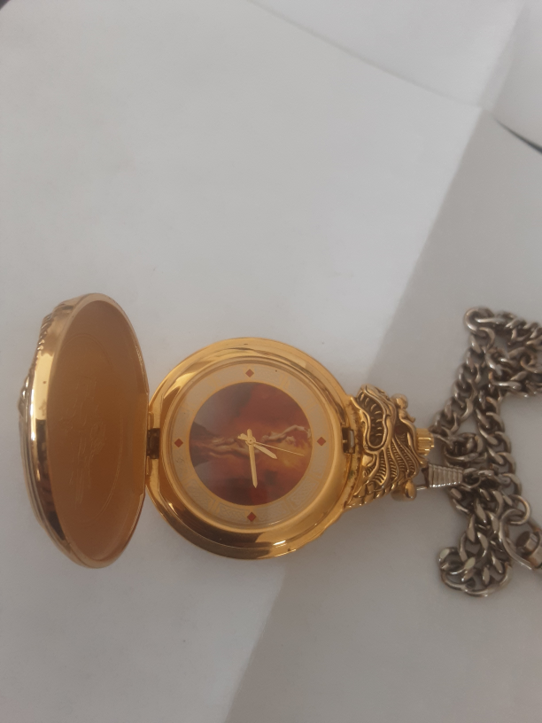 Vintage Pocket Watch with Chain - photo 2