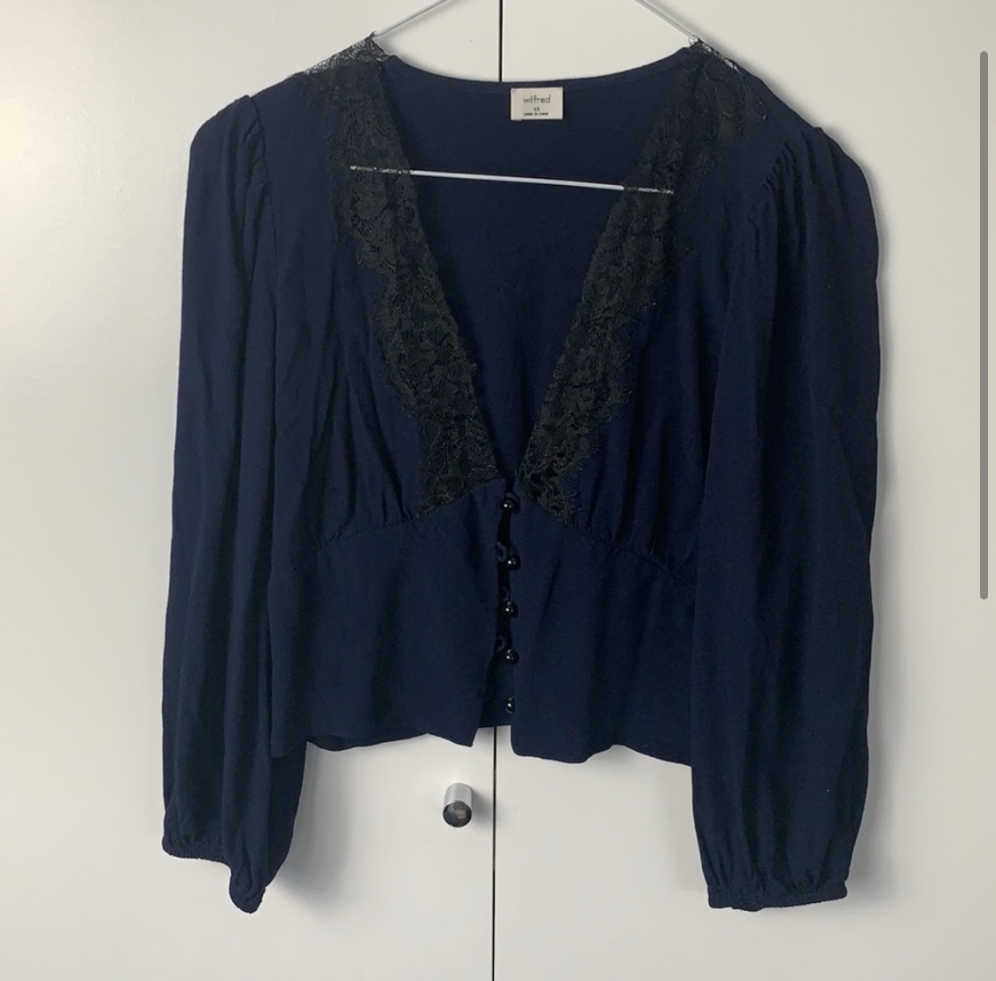 MOVING SALE- Aritzia Wilfred Romance Me Blouse