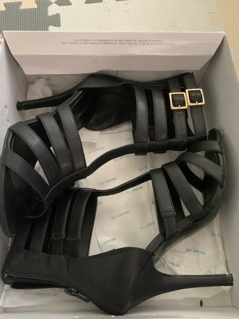 Black Heeled Sandals - photo 2