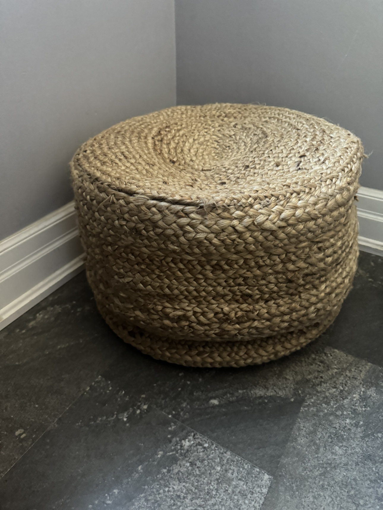 Jute Ottoman - photo 2