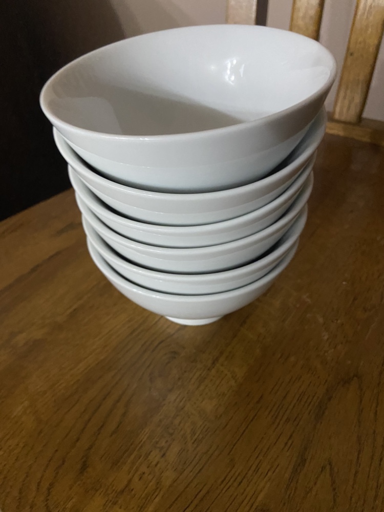 Set of 6 White Bowls - photo 2