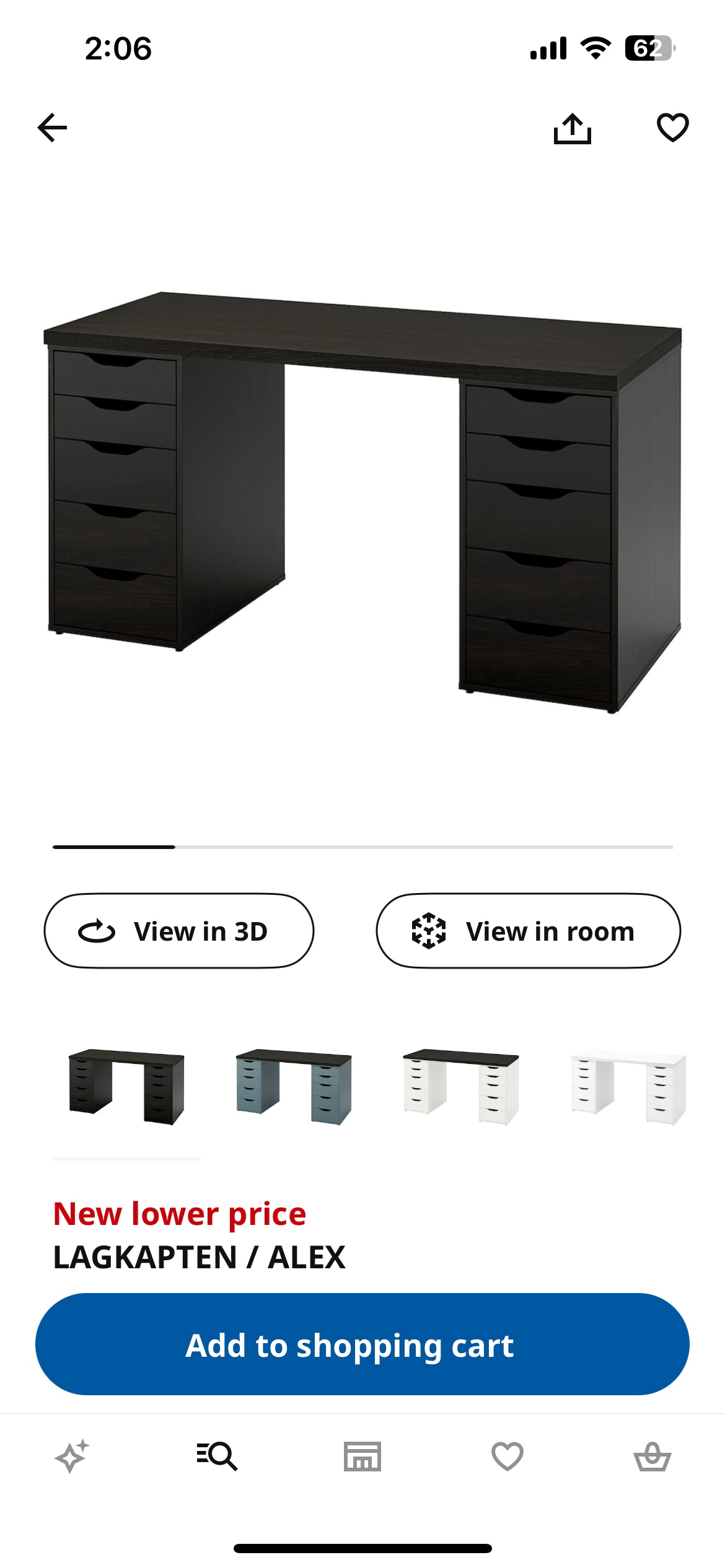 Ikea LACKAPTEN / ALEX Desk - photo 3