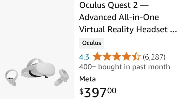 Oculus Quest 2 VR Headset - 128 GB - photo 3