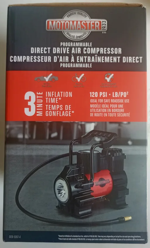 Motomaster Programmable Air Compressor thumbnail